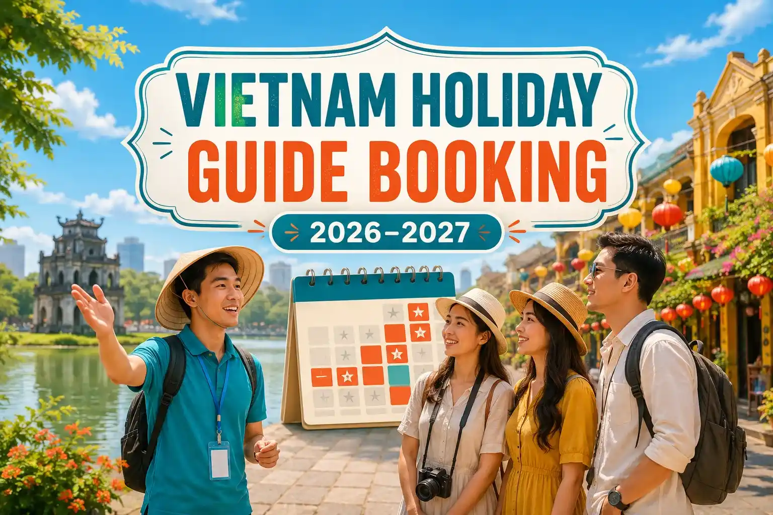 Tour guide booking during Vietnam public holidays in 2026 and 2027
