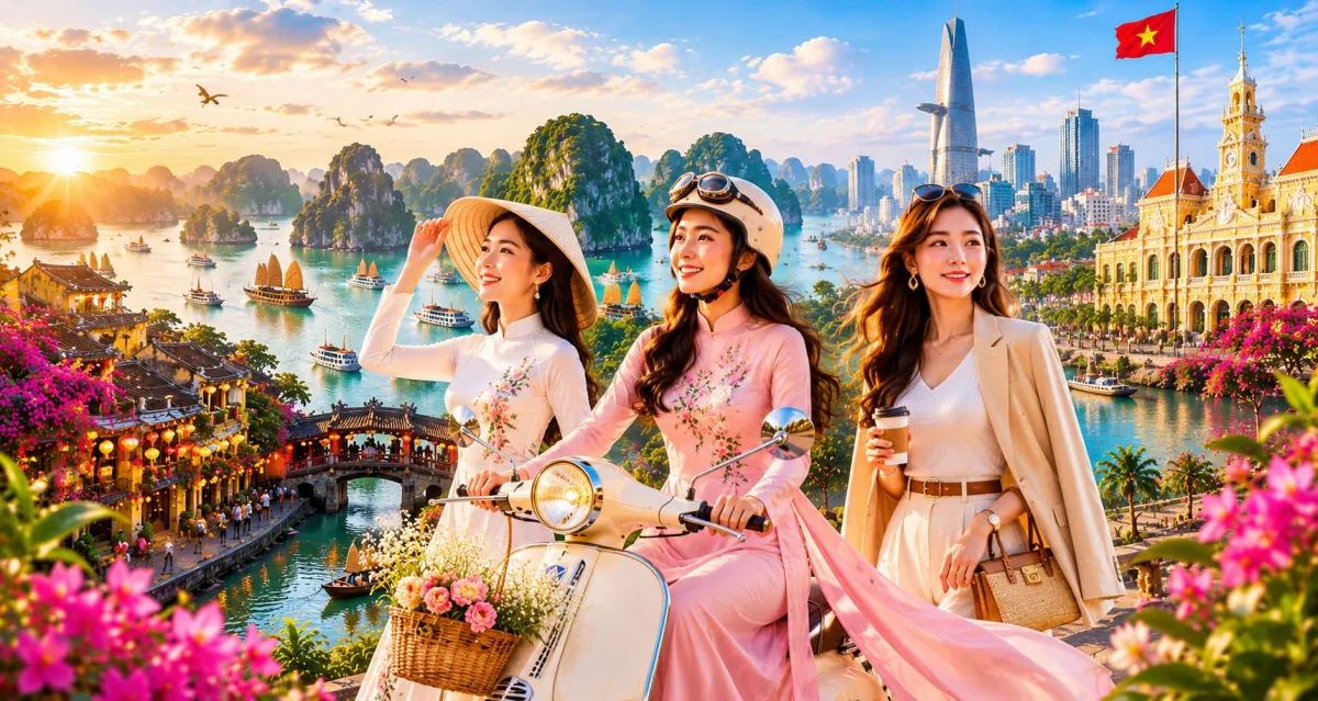 Ao Dai Cycling