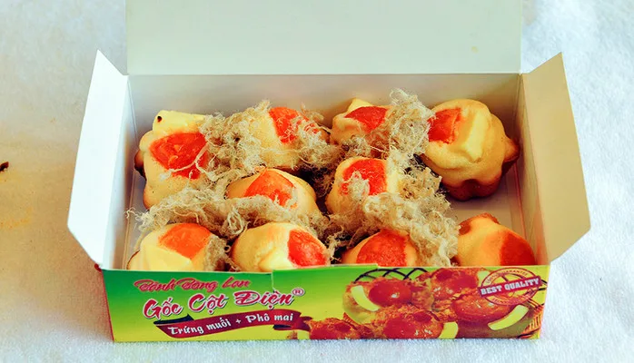 Goc Cot Dien Salted Egg Sponge Cake
